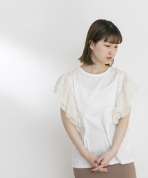 UR Lab. | UR Lab.　袖フリルカットソー(Tシャツ/カットソー)