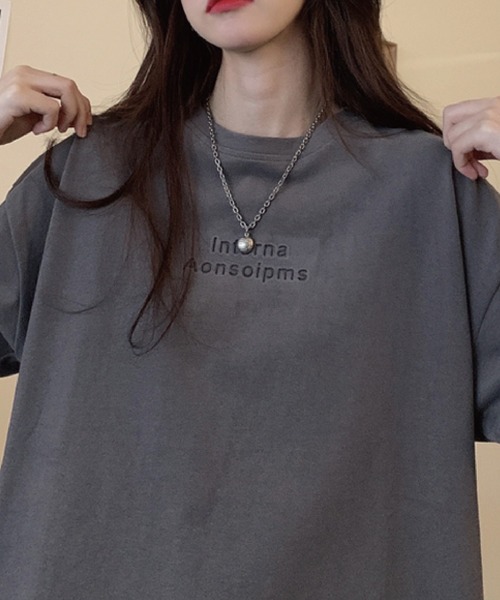 meJane(ミージェーン)の「逆さ3D立体ロゴビックシルエットTシャツ【ZOZOTOWN限定】(Tシャツ/カットソー・レディース・ホワイト/チャコールグレー/ブラック/モカ・FREE)」の13枚目の写真