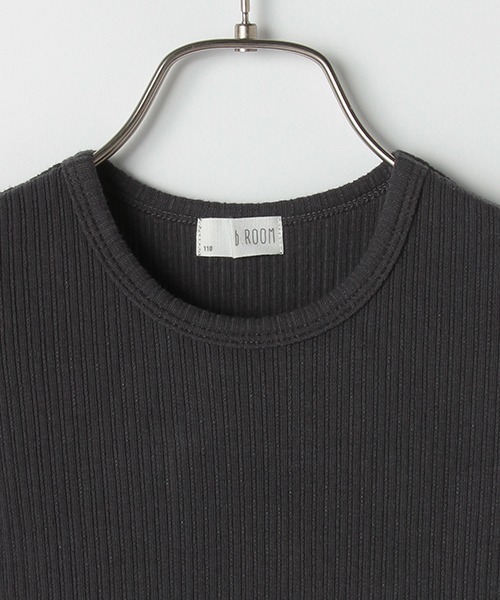 b・ROOM（ビールーム）の「ワントーンドッキングワンピース（ワンピース・キッズ・オフホワイト/チャコール/モカ・100cm/90cm/120cm/110cm/130cm）」の8枚目の写真