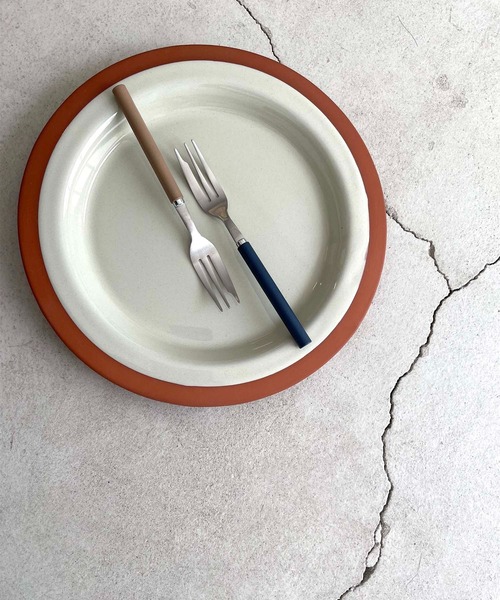 CANAL JEAN（キャナルジーン）の「DULTON　WOOD HANDLE DESSERT FORK ウッドハンドルデザートフォーク/K21-306（カトラリー・レディース・ベージュ/ネイビー・ONE SIZE）」の2枚目の写真