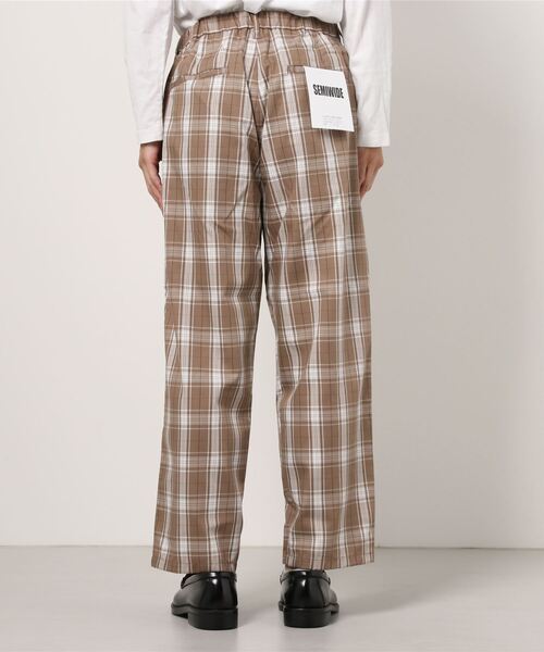 WEGO（ウィゴー）の「WEGO/レトロチェックセミワイドスラックス（スラックス・メンズ・ブラウン系その他2/ベージュ系その他2・MEDIUM/LARGE）」の12枚目の写真