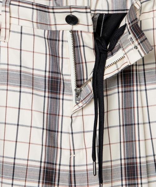 WEGO（ウィゴー）の「WEGO/レトロチェックセミワイドスラックス（スラックス・メンズ・ブラウン系その他2/ベージュ系その他2・MEDIUM/LARGE）」の7枚目の写真