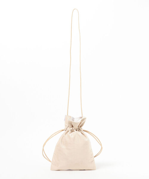 Ray BEAMS（レイビームス）の「Lilas Campbell × Ray BEAMS / 別注 チェッカー 巾着 バッグ（ショルダーバッグ・レディース・ブラック/オフホワイト・ONE SIZE）」の18枚目の写真