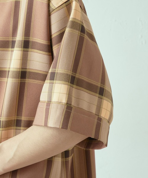 Lui's(ルイス)の「5分袖ロイヤルチェックシャツ(シャツ/ブラウス・メンズ・ネイビー/ピンク・FREE)」の13枚目の写真