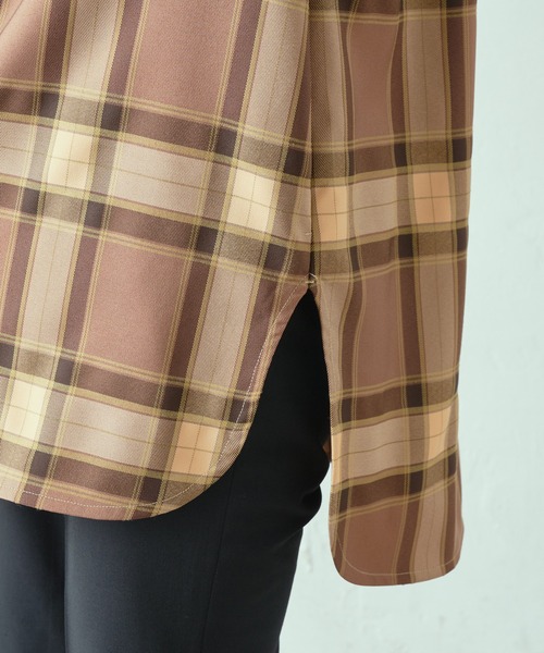 Lui's(ルイス)の「5分袖ロイヤルチェックシャツ(シャツ/ブラウス・メンズ・ネイビー/ピンク・FREE)」の14枚目の写真