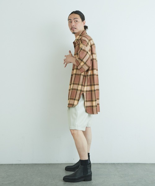 Lui's(ルイス)の「5分袖ロイヤルチェックシャツ(シャツ/ブラウス・メンズ・ネイビー/ピンク・FREE)」の22枚目の写真