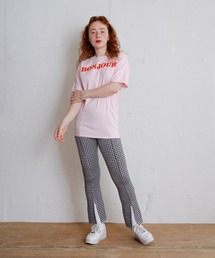 Bonjour Girl | ギンガムチェック フレアパンツ(その他パンツ)