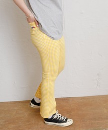 Bonjour Girl | ギンガムチェック フレアパンツ(その他パンツ)