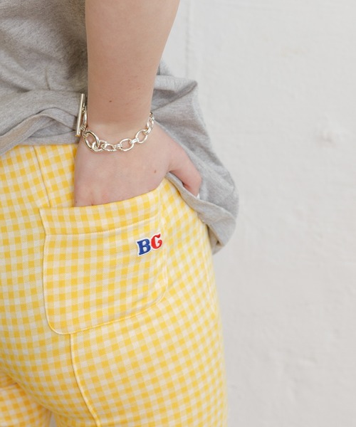 Bonjour Girl(ボンジュールガール)の「【Bonjour Girl/ボンジュールガール】ギンガムチェック フレアパンツ(その他パンツ・レディース・ライトブルー/ネイビー/イエロー・FREE)」の9枚目の写真