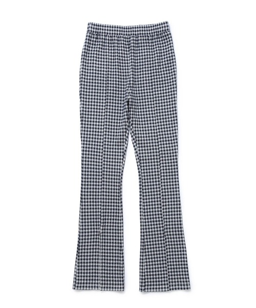 Bonjour Girl(ボンジュールガール)の「【Bonjour Girl/ボンジュールガール】ギンガムチェック フレアパンツ(その他パンツ・レディース・ライトブルー/ネイビー/イエロー・FREE)」の13枚目の写真