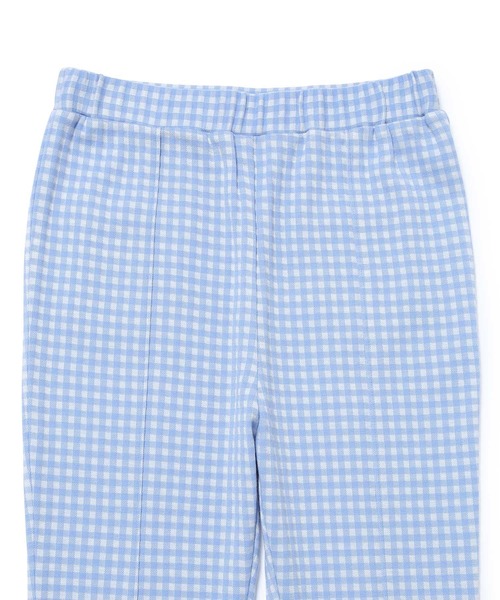 Bonjour Girl(ボンジュールガール)の「【Bonjour Girl/ボンジュールガール】ギンガムチェック フレアパンツ(その他パンツ・レディース・ライトブルー/ネイビー/イエロー・FREE)」の19枚目の写真