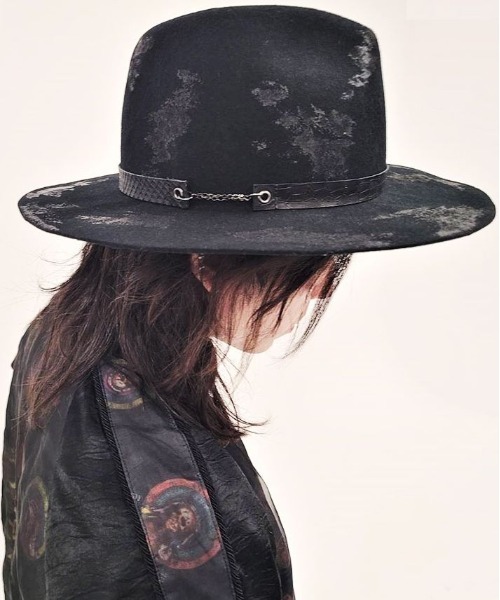 ROEN（ロエン）の「Roen/ロエン/DirtyCoat Hat(ウールハット)（ハット