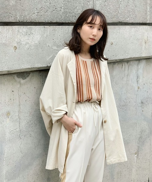 Kastane - kastane ドルマンBIGジャケット Kastane（カスタネ）の「ミドル丈ドルマンBIGジャケット