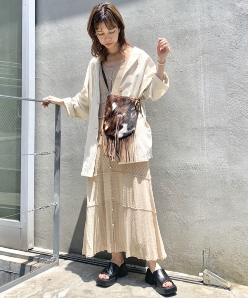 Kastane（カスタネ）の「ミドル丈ドルマンBIGジャケット