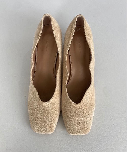 SANSeLF(サンセルフ)の「【SANSeLF】Se wave cut suede heel sans21a001(パンプス・レディース・パープル/ブラウン/イエロー・40/38/39/35/36/37)」の13枚目の写真