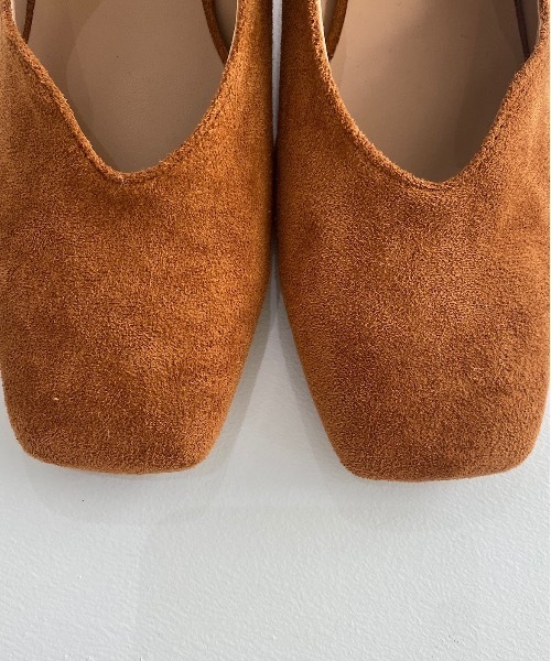 SANSeLF(サンセルフ)の「【SANSeLF】Se wave cut suede heel sans21a001(パンプス・レディース・パープル/ブラウン/イエロー・40/38/39/35/36/37)」の16枚目の写真