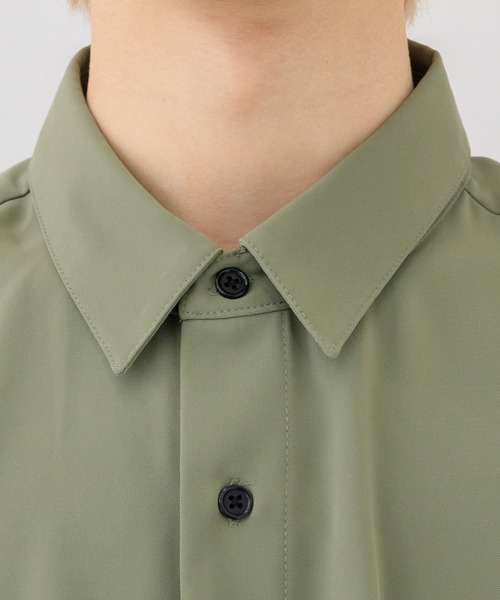 Adoon plain(アドーンプレーン)の「【Adoon plain】ルーズシャツ(セットアップ着用可)(シャツ/ブラウス・メンズ・ネイビー/カーキ/サックスブルー・MEDIUM/LARGE)」の11枚目の写真