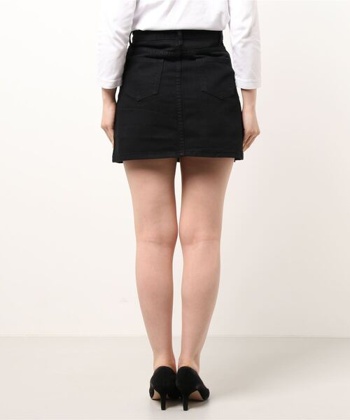 urge：（アージコロン ）の「【URGE：】 シンプル 台形 スカート（スカート・レディース・ホワイト/ブラック・X-LARGE/SMALL/LARGE/MEDIUM）」の10枚目の写真