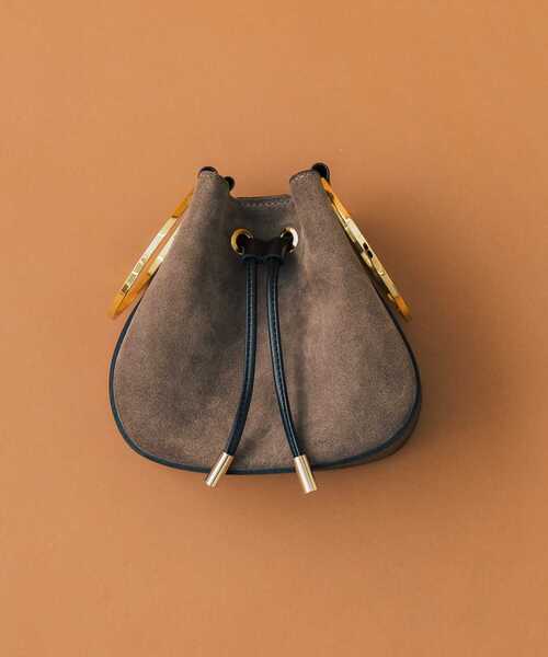 URBAN RESEARCH ROSSO WOMEN(アーバンリサーチ ロッソ)の「VIOLAd’ORO VESUVIO リングハンドルバッグ(ハンドバッグ・レディース・ブラウン/ベージュ系その他・-)」の2枚目の写真