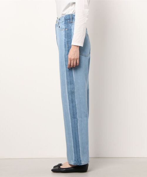 WEGO（ウィゴー）の「WEGO/サイドラインデニムパンツ（デニムパンツ・レディース・インディゴブルー・SMALL/MEDIUM）」の10枚目の写真