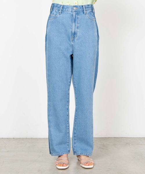 WEGO（ウィゴー）の「WEGO/サイドラインデニムパンツ（デニムパンツ・レディース・インディゴブルー・SMALL/MEDIUM）」の15枚目の写真