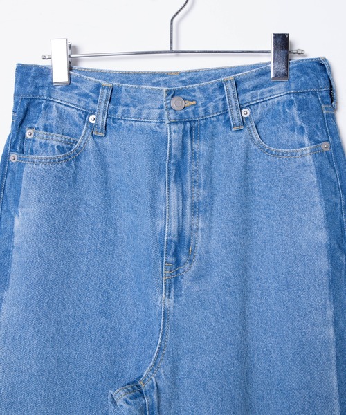 WEGO（ウィゴー）の「WEGO/サイドラインデニムパンツ（デニムパンツ・レディース・インディゴブルー・SMALL/MEDIUM）」の7枚目の写真