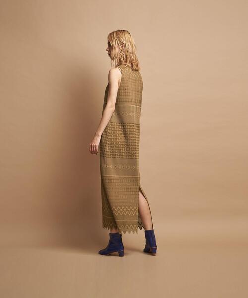 Steven Alan(スティーブンアラン)の「<Steven Alan>MESH LACE TANK TOP DRESS/ワンピース(ワンピース・レディース・ネイビー/マスタード・MEDIUM/SMALL)」の15枚目の写真