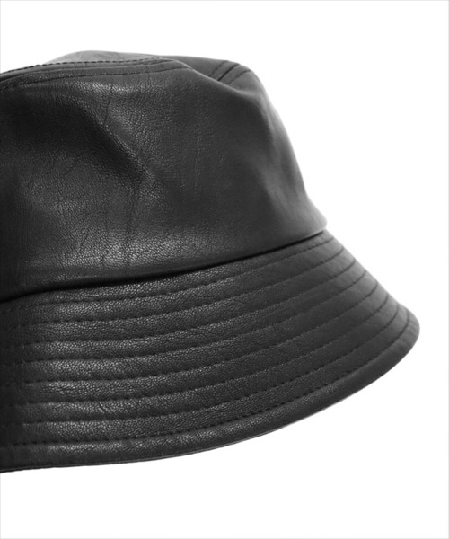 DONOBAN(ドノバン)の「合皮ダウンブリムバケットHAT(ハット・レディース・アイボリー/ブラック・ONESIZE)」の16枚目の写真