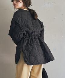 coen | ドロストキルティングジャケット（WEB限定カラー）(ブルゾン)