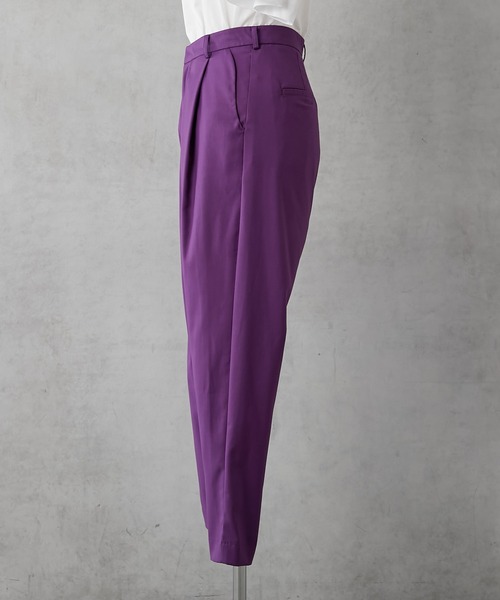 ear PAPILLONNER(イアパピヨネ)の「【SUM1 STYLE(スミ スタイル)】カラーパンツ(スラックス・レディース・レッド/パープル・FREE)」の7枚目の写真