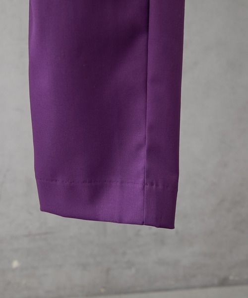 ear PAPILLONNER(イアパピヨネ)の「【SUM1 STYLE(スミ スタイル)】カラーパンツ(スラックス・レディース・レッド/パープル・FREE)」の12枚目の写真