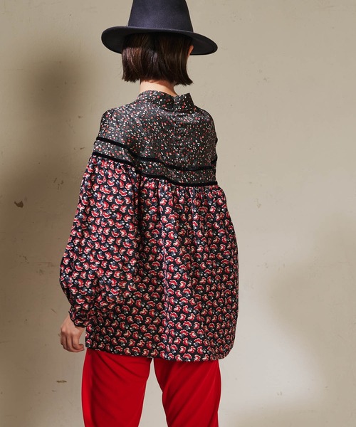 ear PAPILLONNER(イアパピヨネ)の「【SUM1 STYLE(スミ スタイル)】カラーパンツ(スラックス・レディース・レッド/パープル・FREE)」の13枚目の写真