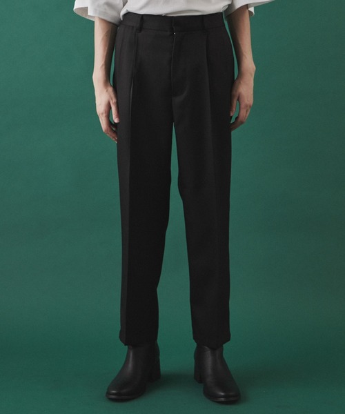 LUCY（ルーシー）の「LUCY/2TACK TAPERED SLACKS（スラックス・メンズ・ブラック/グレイッシュベージュ・MEDIUM/LARGE）」の11枚目の写真