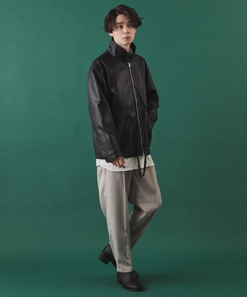 LUCY（ルーシー）の「LUCY/2TACK TAPERED SLACKS（スラックス・メンズ・ブラック/グレイッシュベージュ・MEDIUM/LARGE）」の18枚目の写真