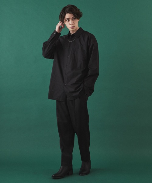 LUCY（ルーシー）の「LUCY/2TACK TAPERED SLACKS（スラックス・メンズ・ブラック/グレイッシュベージュ・MEDIUM/LARGE）」の10枚目の写真