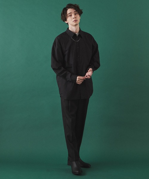 LUCY（ルーシー）の「LUCY/2TACK TAPERED SLACKS（スラックス・メンズ・ブラック/グレイッシュベージュ・MEDIUM/LARGE）」の7枚目の写真