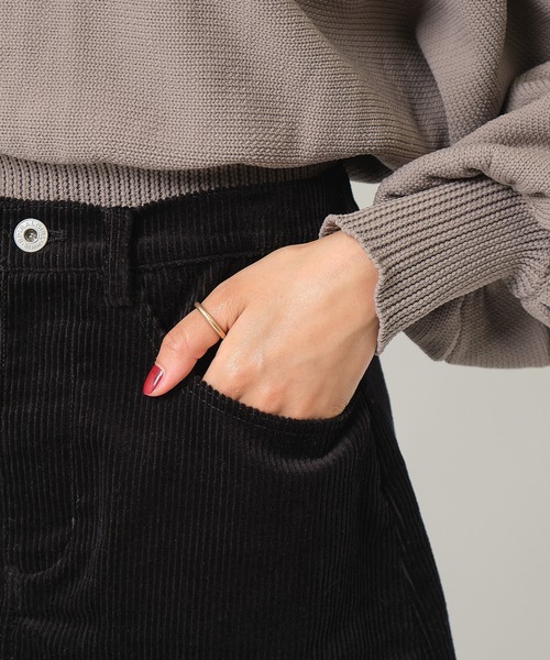 SPIRALGIRL（スパイラルガール）の「コーデュロイミニスカート（スカート・レディース・ブラック/ベージュ・FREE）」の19枚目の写真