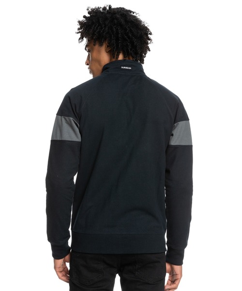 Quiksilver(クイックシルバー)の「MYSTIC FZ/クイックシルバージップアップフリース(その他トップス・メンズ・ブラック/ネイビー・SMALL/MEDIUM)」の3枚目の写真