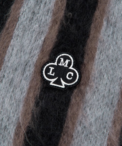 LMCの「【LMC】VERTICAL STRIPED MOHAIR CARDIGAN / エルエムシー バーティカル ストライプ モヘア カーディガン（カーディガン/ボレロ・メンズ・ブラック・1/2）」の11枚目の写真