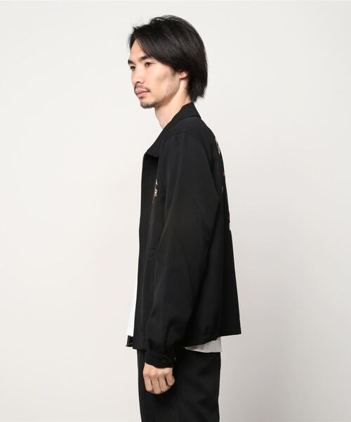 ROTAR ブラック ジャケット M PEACEデザイン ROTAR 黒ジャケット PEACEデザイン