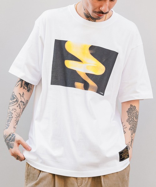 Subciety（サブサエティ）の「BLUR S/S（Tシャツ/カットソー・メンズ・イエロー/ホワイト/ブラック・SMALL/MEDIUM/LARGE/X-LARGE/XX-LARGE）」の2枚目の写真
