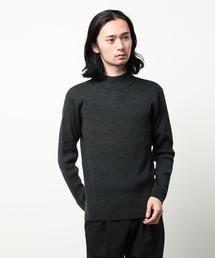 【BLUE STANDARD/ブルースタンダード】フィット感抜群 ストレッチリブハイネックセーター