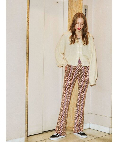 jouetie（ジュエティ）の「セーラーカラーニット（ニット/セーター・レディース・ブラック/レッド/グリーン/アイボリー・MEDIUM）」の5枚目の写真