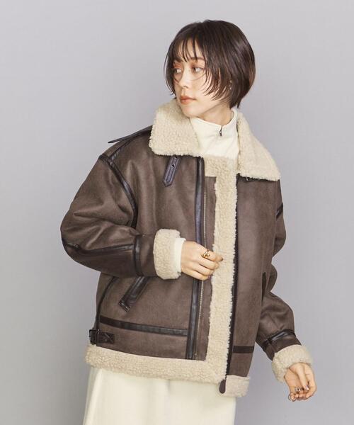 ＜ALPHA INDUSTRIES＞B-3 フェイクムートン ジャケット