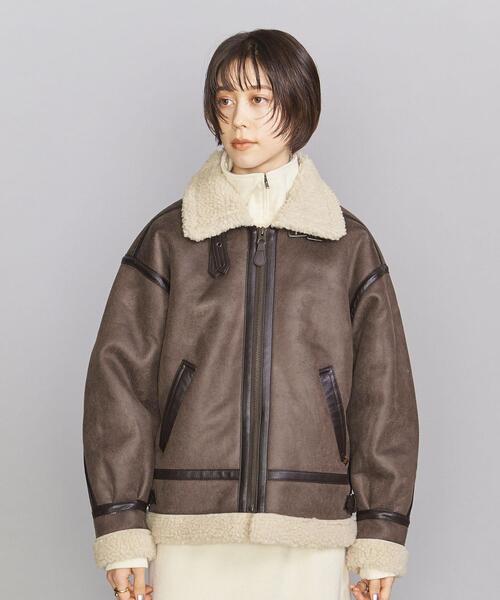 ＜ALPHA INDUSTRIES＞B-3 フェイクムートン ジャケット