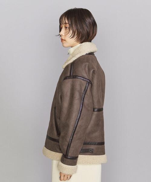 ＜ALPHA INDUSTRIES＞B-3 フェイクムートン ジャケット
