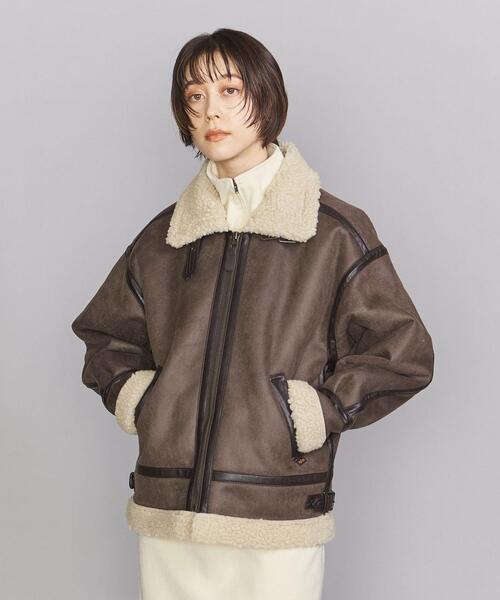 ＜ALPHA INDUSTRIES＞B-3 フェイクムートン ジャケット