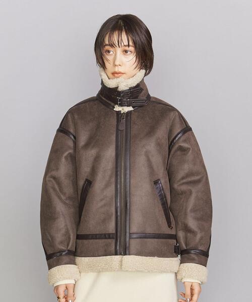 ＜ALPHA INDUSTRIES＞B-3 フェイクムートン ジャケット