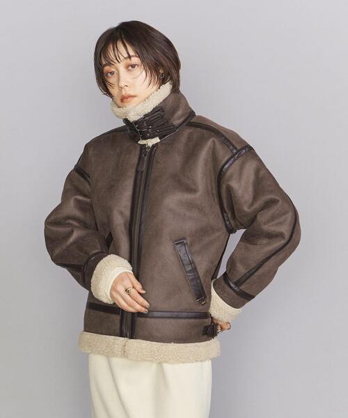 ＜ALPHA INDUSTRIES＞B-3 フェイクムートン ジャケット