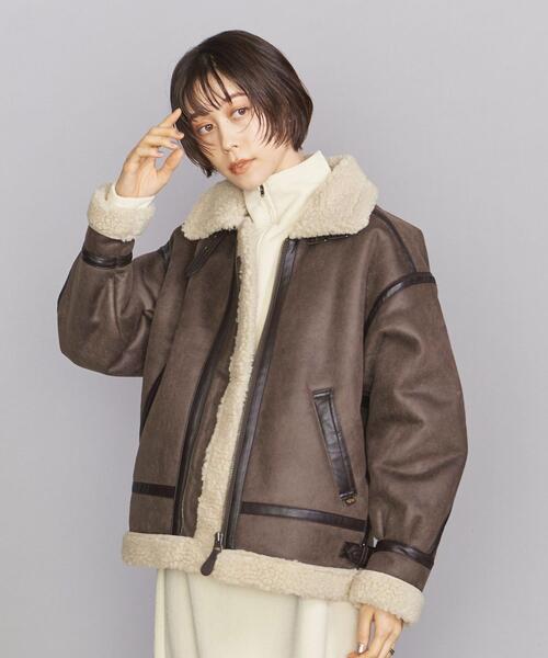 ＜ALPHA INDUSTRIES＞B-3 フェイクムートン ジャケット
